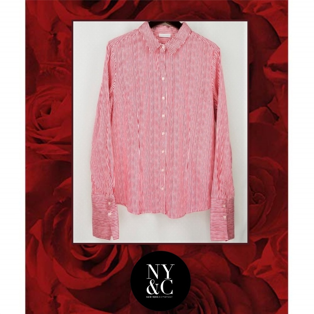 New York & Company! Pin Stripe Long Sleeve Design